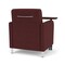 Lesro Siena Lounge Reception Guest Chair W/ Swivel Tablet, 27 in W 29.5 in L 32.5 in H SN1101 - alternate 2
